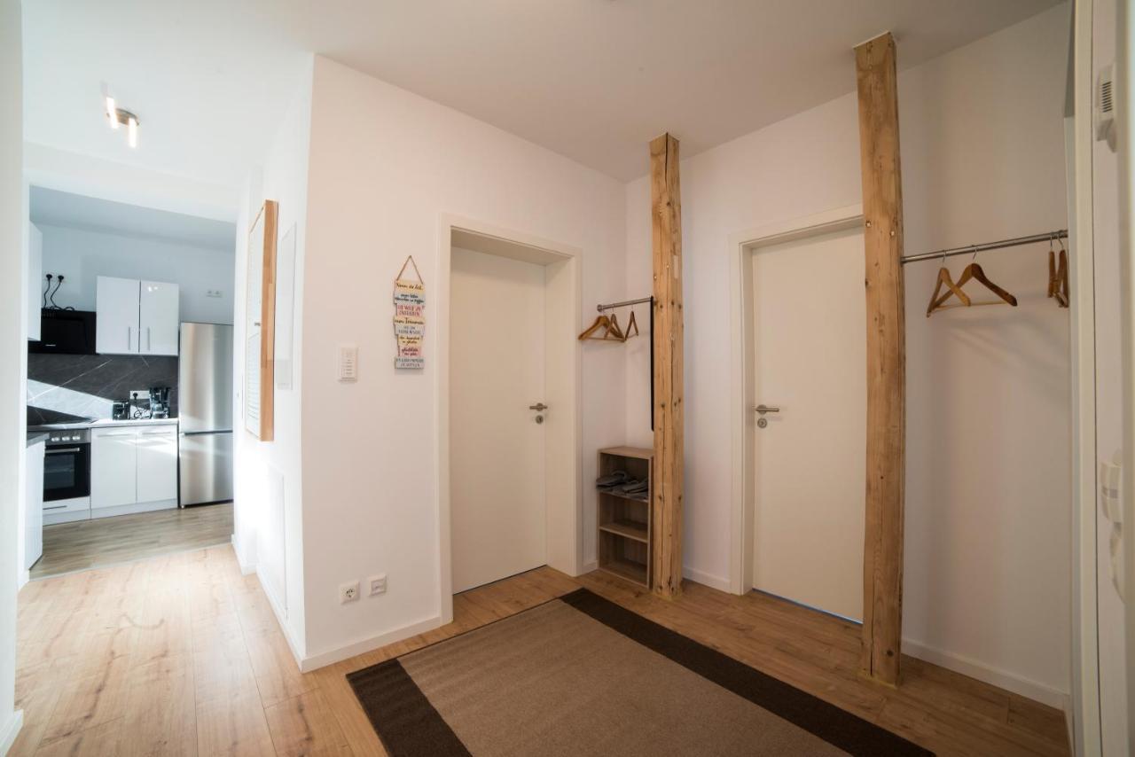 Schoene Ferienwohnung 78M2, 3 Schlafzimmer, 2 Baeder, Zentrumnah, 1Og Erfurt Exteriér fotografie