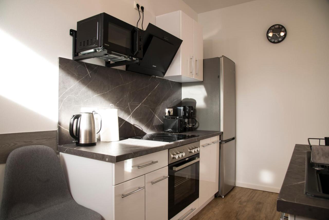 Schoene Ferienwohnung 78M2, 3 Schlafzimmer, 2 Baeder, Zentrumnah, 1Og Erfurt Exteriér fotografie